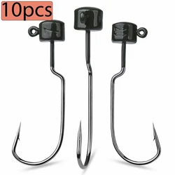 Cabeza de plomo jig head anzuelo acero carbono vinilo lubina carpa