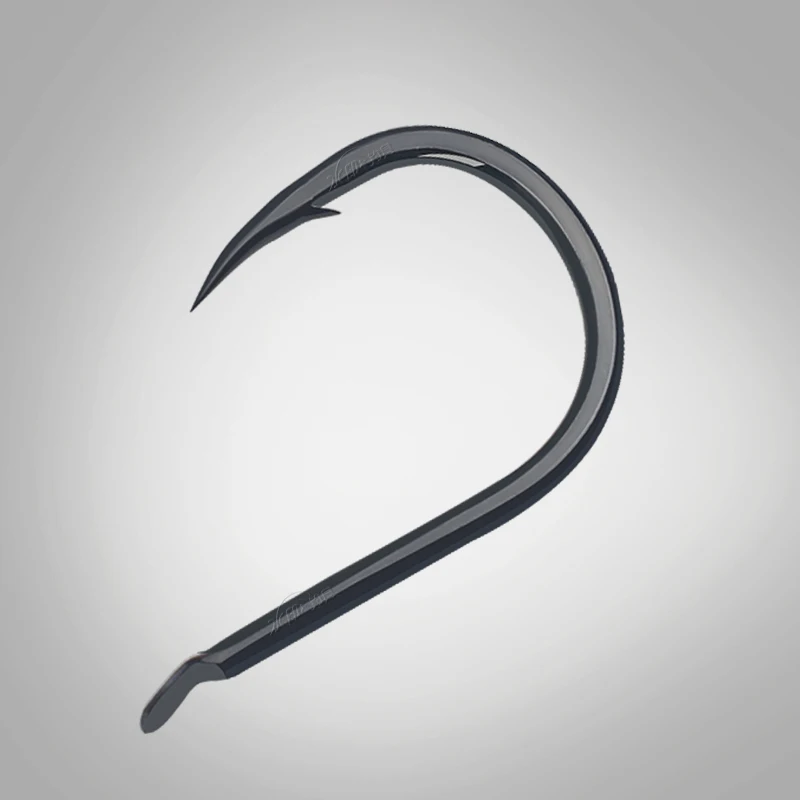 Ganchos japoneses Gamakatsu, anzuelos negros con púas, ISEAMA, de acero al carbono, súper usable, afilados, anticorrosión, para carpa Hoo - imagen 3