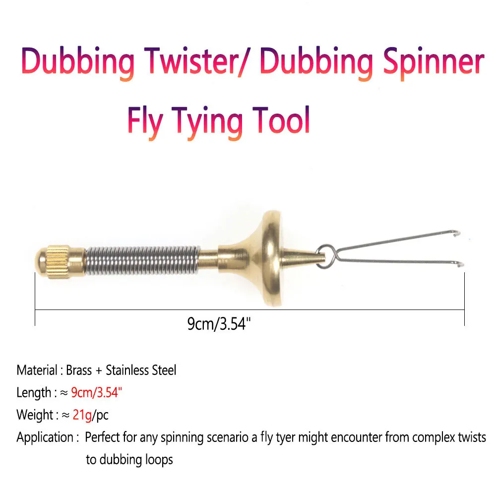 Bimoo-Herramienta para atar moscas, acabado de látigo, enhebrador de bobina, tijeras, cepillo de doblebado, apilador de pelo, peine de aguja Bodkin - imagen 4