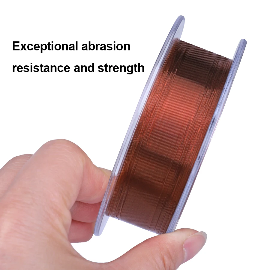 Línea de pesca con revestimiento de fluorocarbono FTK, 0,14mm-0,50mm, 4,136 lb-34,32 lb, línea líder de fibra de carbono, línea de hundimiento de alambre de señuelo de pesca - imagen 4