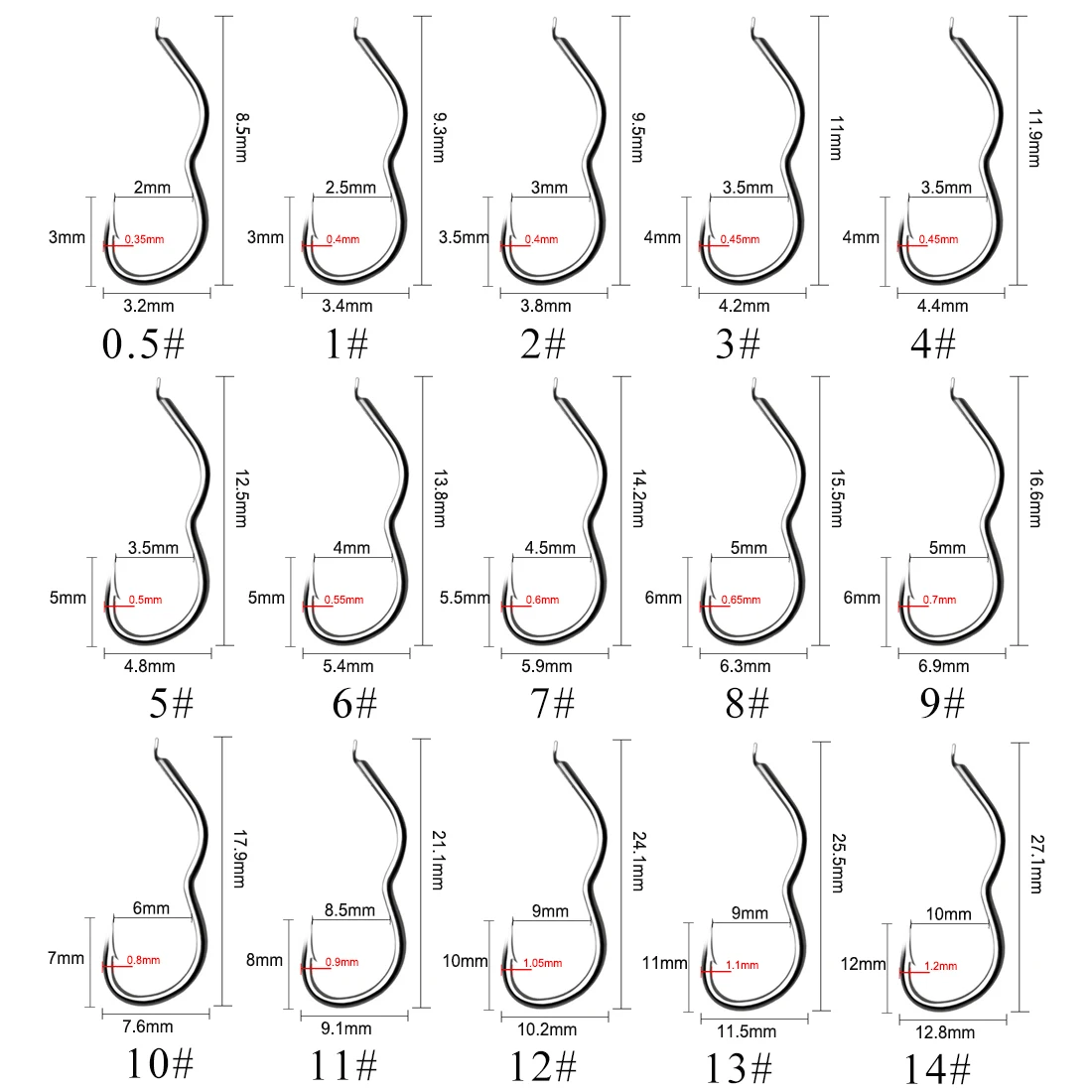 FTK-anzuelo de pesca con púas de acero al carbono, 24 piezas, para carpa, automático, para agua salada - imagen 2