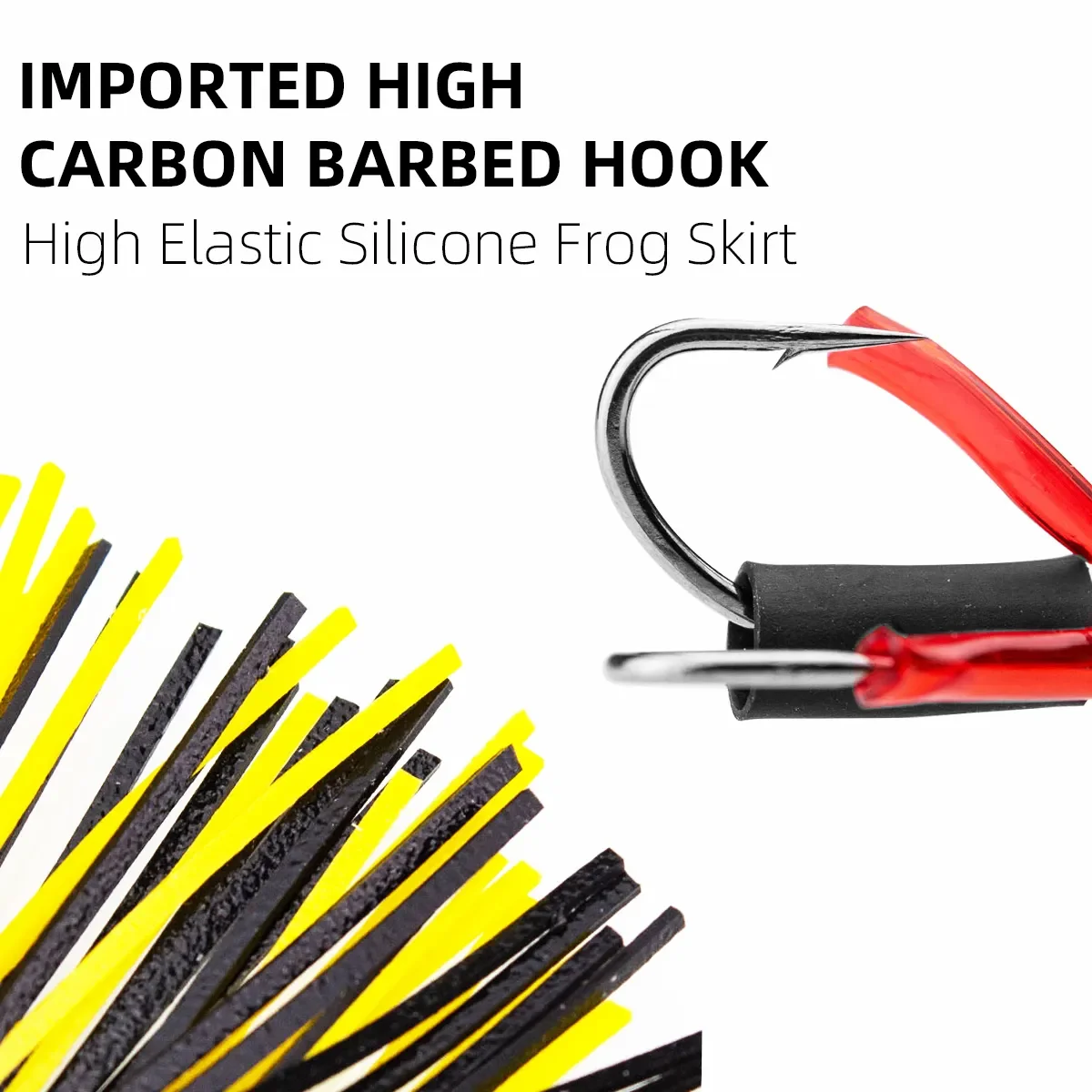 SANLIKE-Señuelos de Pesca de plástico ABS con pintura en aerosol suave, anzuelos biónicos de púas, herramientas de pesca - imagen 5