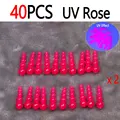 40pcs UV Rose