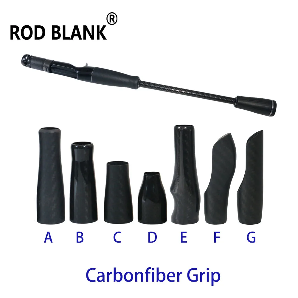 Agarre de fibra de carbono 3K para caña – mango ligero dividido