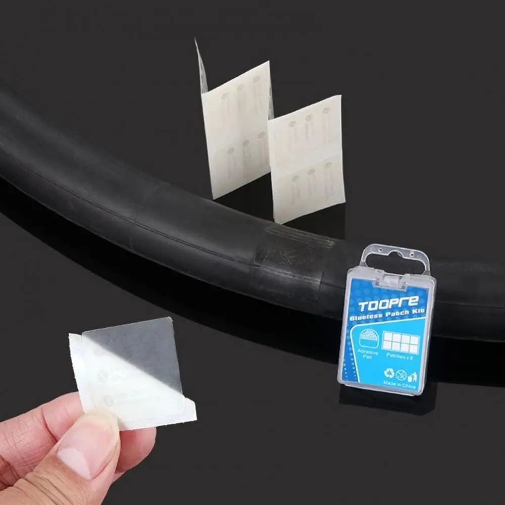 Parche para neumáticos, lima para neumáticos, parche para neumáticos internos de bicicleta, Kit de parches para neumáticos de bicicleta, parches de goma para pinchazos, herramientas de reparación de neumáticos - imagen 3