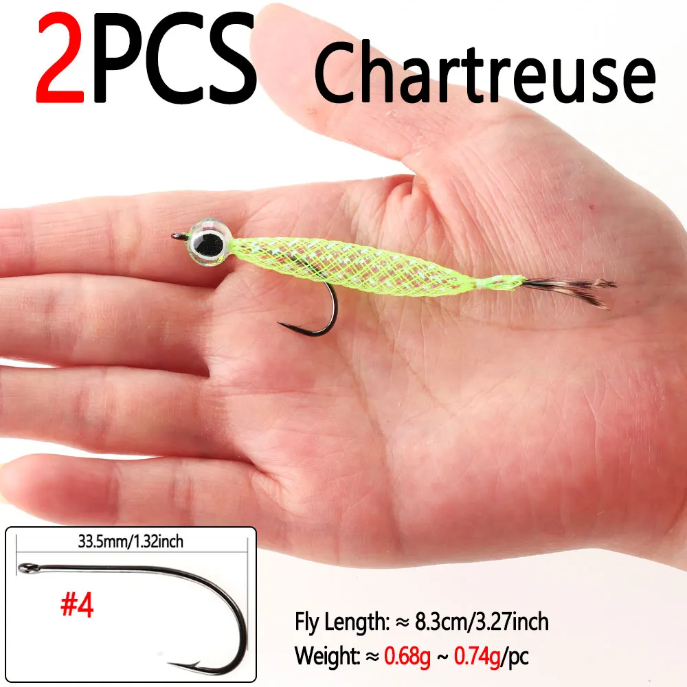 2pcs Chartreuse