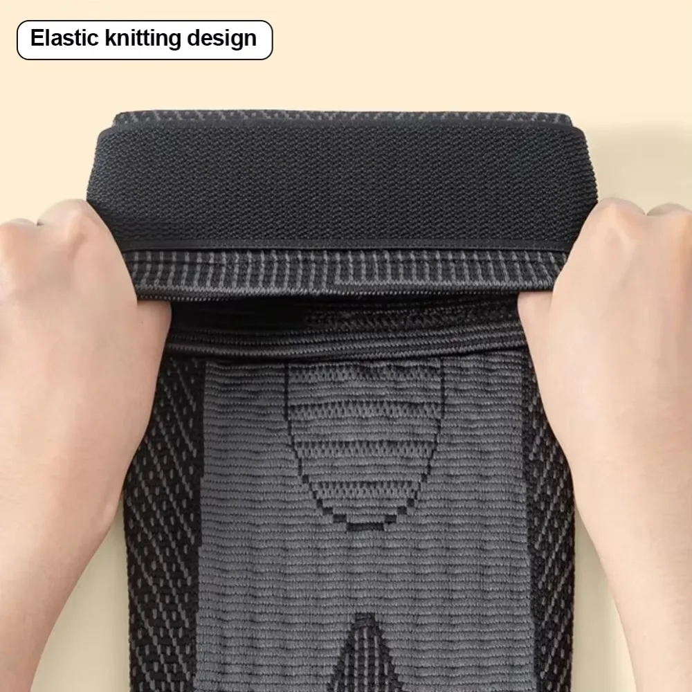 Rodilleras deportivas de nailon a la moda, protectores de piernas antideslizantes y transpirables, rodilleras elásticas largas, soporte para deportes al aire libre, baloncesto y correr