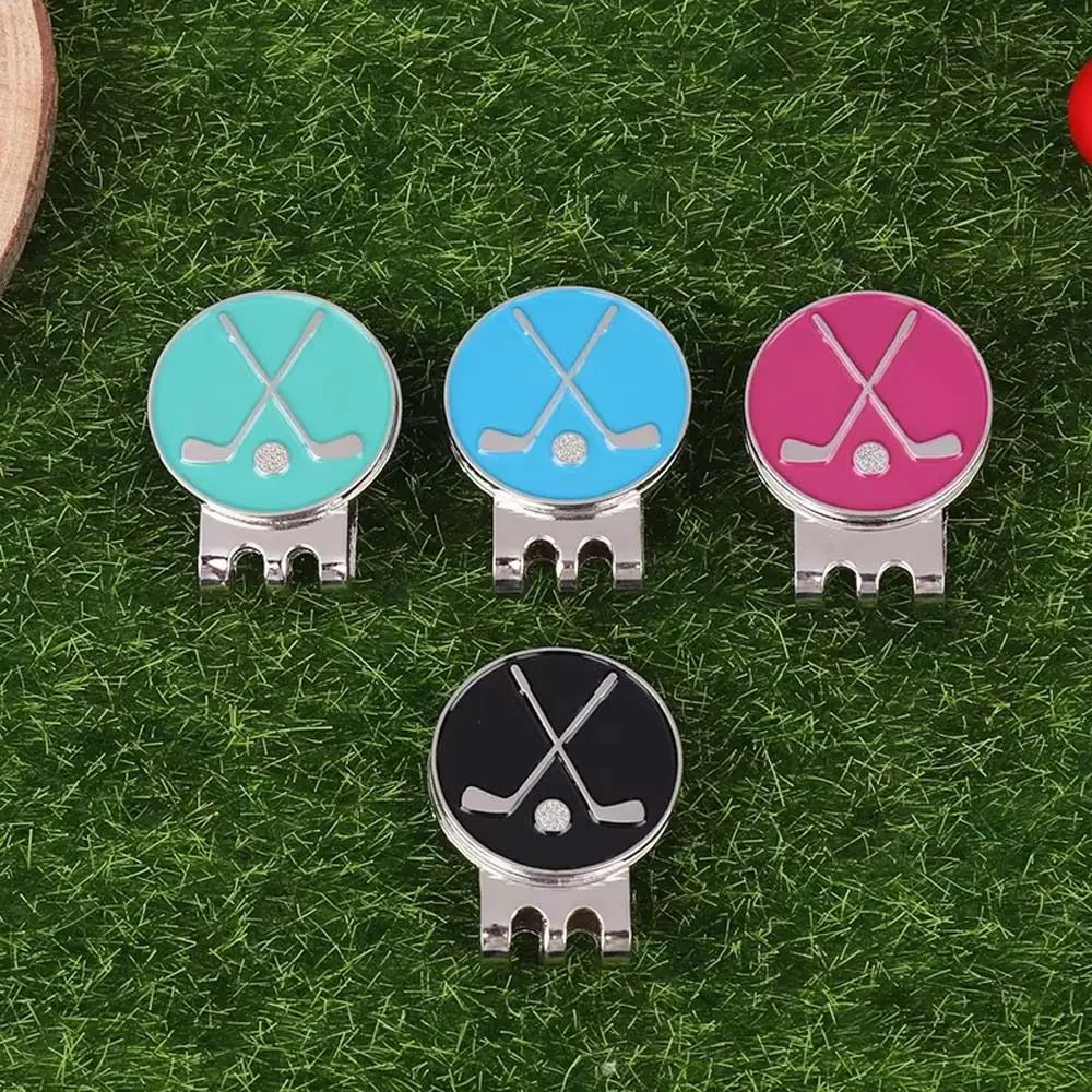 Clip magnético portátil para sombrero de golf, marcador posición