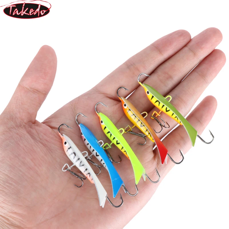 TAKEDO SP22 señuelo de Pesca en hielo 60MM 9,5G señuelo de Jigging equilibradores de invierno Rap Swimbait con perfil de equilibrio para Pesca de invierno - imagen 4