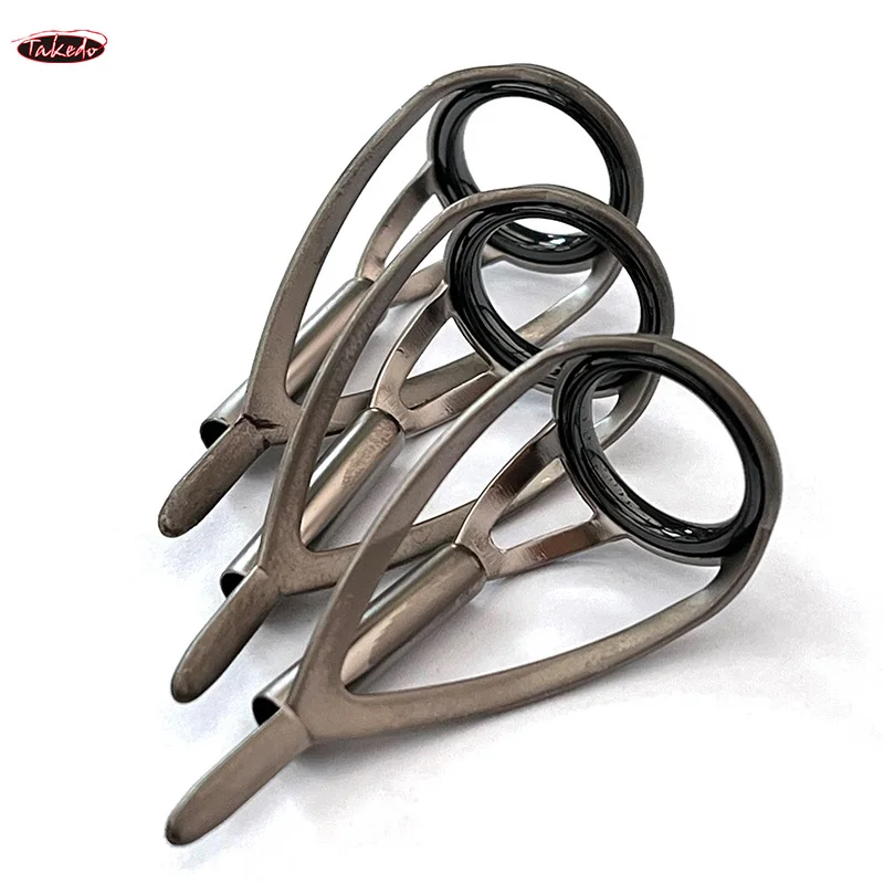 TAKEDO TN99 TUCRLST guías de punta de pesca construcción guías de caña de pescar anillo Kit de reparación de agua salada para accesorios de repuesto de pesca - imagen 2