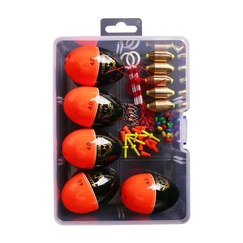 47 juegos de flotadores Apo para pesca en el mar, juego de flotadores ondulados para lanzamiento de largo alcance y juego de flotadores de pesca en roca para pesca flotante - imagen 5