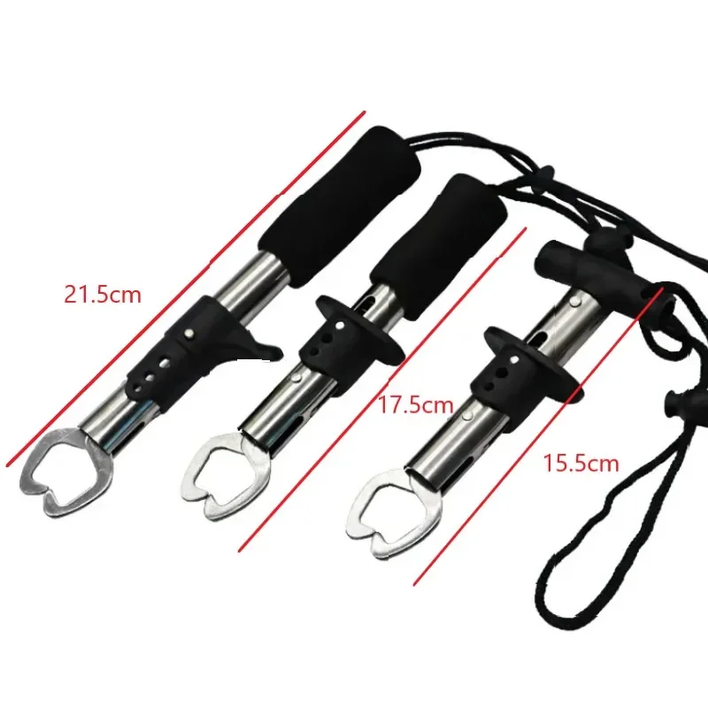 TSUYOKI Empuñaduras de pesca de acero inoxidable a prueba de herrumbre, controlador de peces portátil, agarre de pescado profesional, atrapasueños, alicates plegables - imagen 4