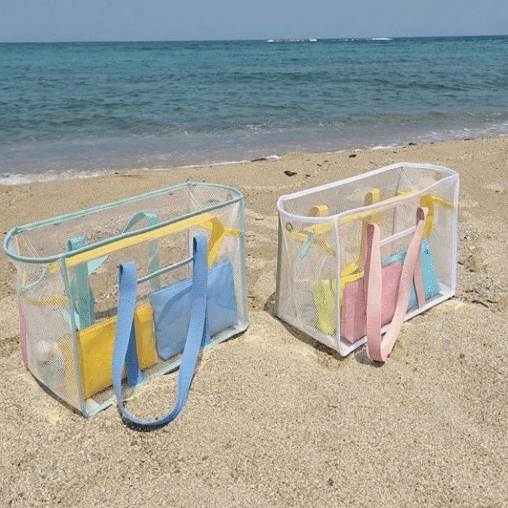 Bolso PVC transparente – Impermeable, hombro fuerte, gran capacidad - imagen 4