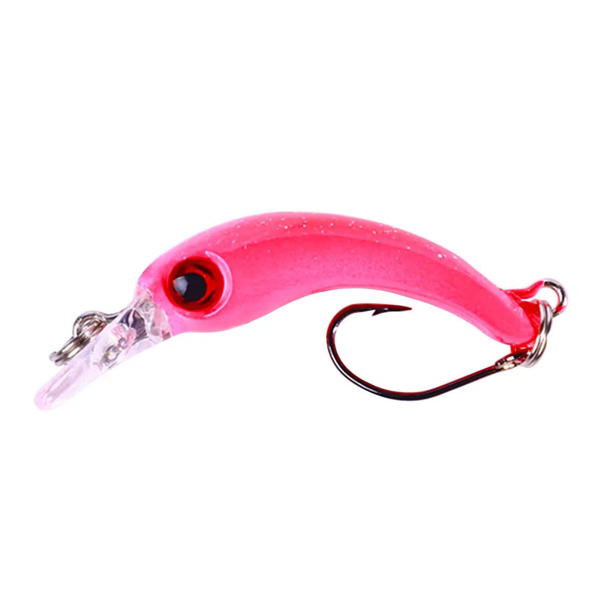 Señuelo de pesca flotante de pececillo, 4cm, 1,5g, Mini cebo duro Artificial, anzuelo afilado, Crankbait Wobbler, trucha, Lucio, pesca de lubina, 1 ud./3 uds. - imagen 4