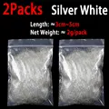 2Packs Silver White