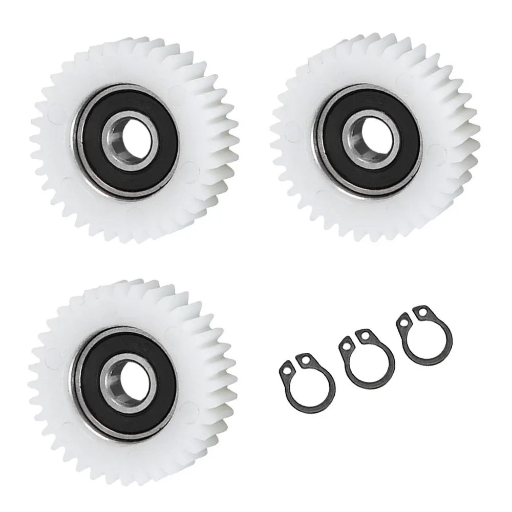 Engranaje de Motor de bicicleta eléctrica duradero, 36 dientes, 38mm, engranaje de embrague de Motor de nailon, conjunto de Motor de engranaje eléctrico, 3 uds. - imagen 2