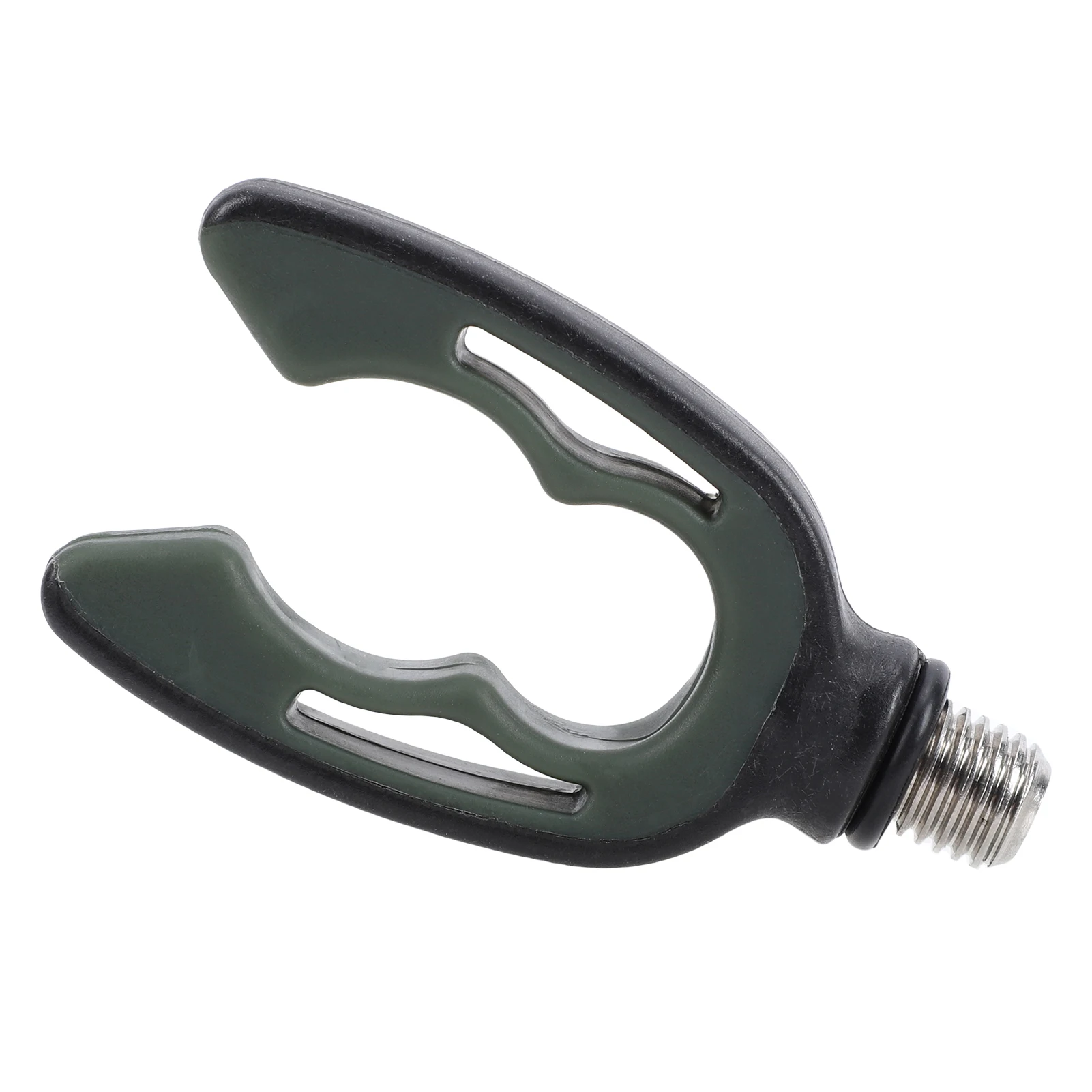 Soporte para caña de pescar de carpa de estilo europeo, componente de cabeza de doble capa Compatible con cañas de carpa, fácil de instalar, silicona Nylo