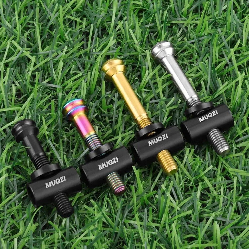 Pernos de tija de sillín de bicicleta de aleación de titanio TC4, 2 uds., M5 * 30/40MM, instalados fácilmente, pernos fijos para sillín de bicicleta, coloridos, universales - imagen 3