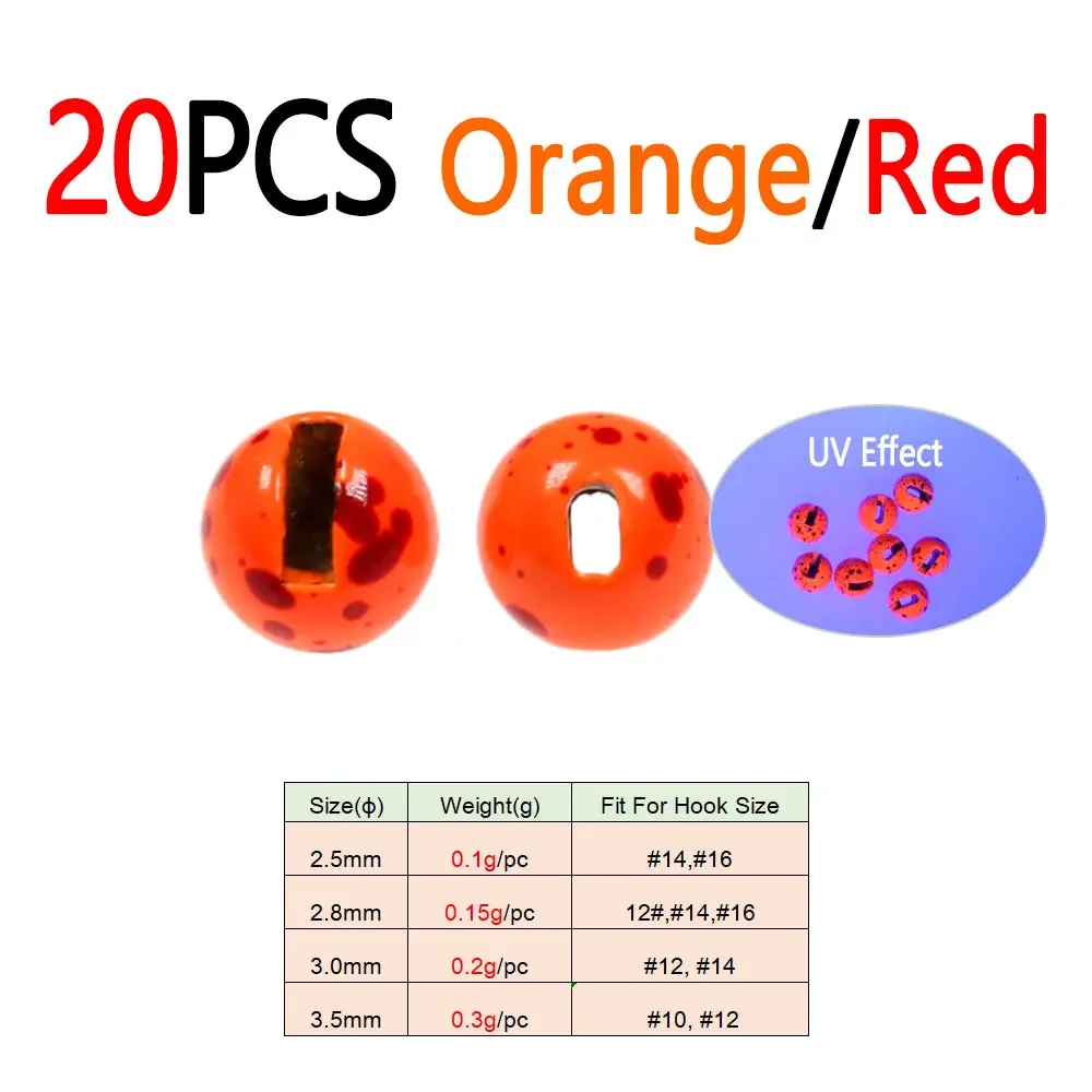 20pcs OrangeIRed