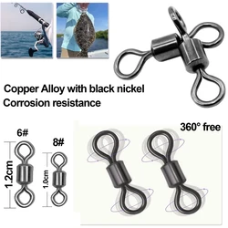 Aparejos giratorios 3 vías en T con cuentas luminosas surfcasting