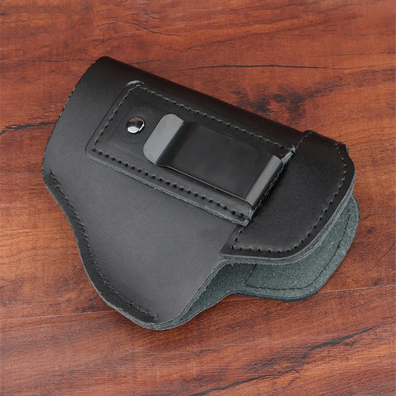 Funda de pistola táctica de cuero genuino de alta calidad para Glock 19 Beretta M92 Cz75 funda de cuero de vaca para herramientas al aire libre - imagen 5