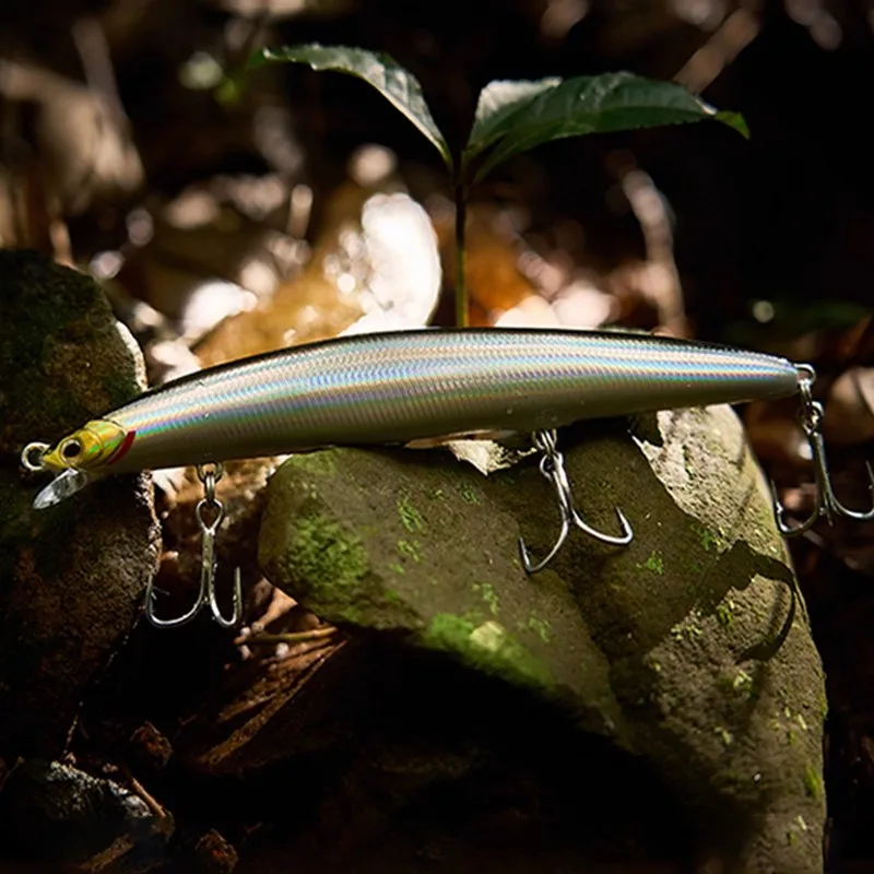 EWE Ganye Super Long Shot Minnow flotante 25,5g-32g para lubina - imagen 2