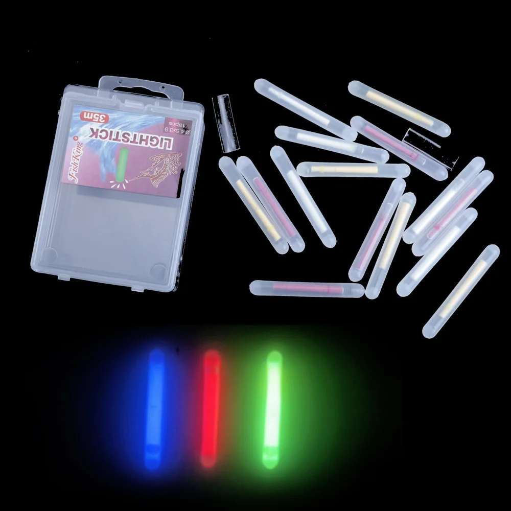 FISH KING 15 Uds Starlight palo de luz de pesca luciérnagas 4,5*3,9 caña flotante de pesca luz palos luminosos aparejos de pesca - imagen 5