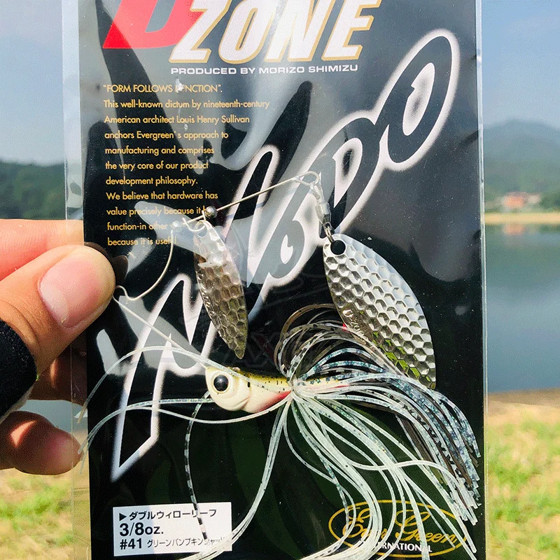 Lentejuelas compuestas Evergreen DZONE importadas de Japón, 10,5 g, EG SPINNER BAIT, natación completa - imagen 5