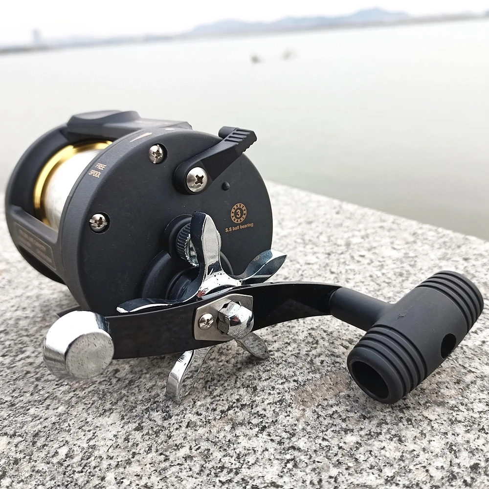 Fire Maple GT345 Boat700 carrete de pesca de barco fuerte, carrete de fundición pesada, carrete de arrastre de agua salada con línea de pesca jigging max 14kg - imagen 4