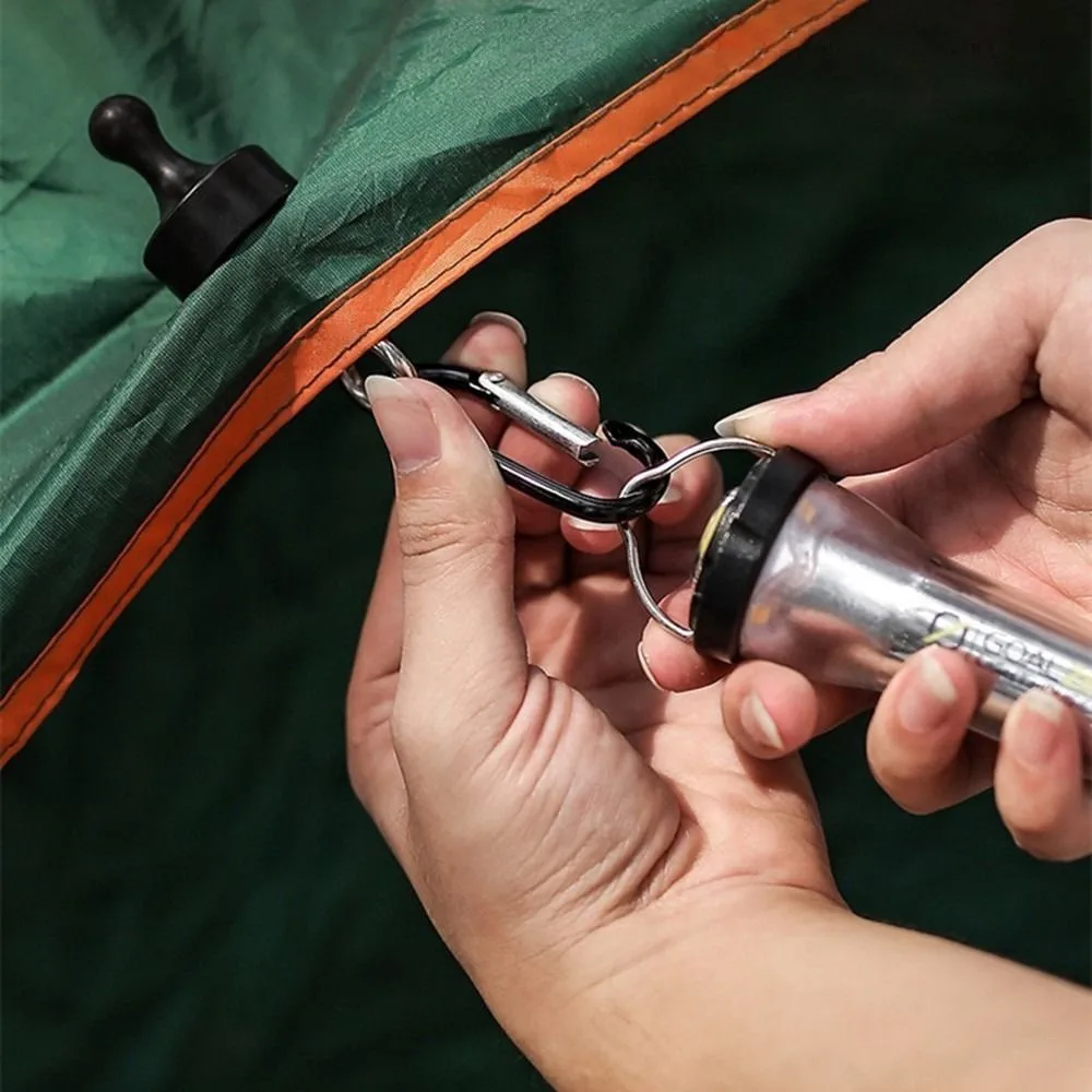 Mosquetón magnético portátil ​ ​   Separable ​ ​ Succión fuerte ​ ​ Clip para toldo de tienda ​ ​   Soporte de luz de camping fijador ​ ​ - imagen 5