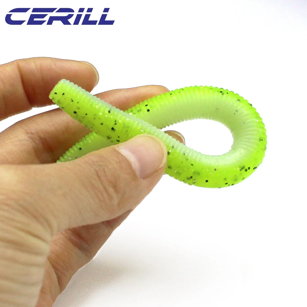 Cerill 6 unids/lote 103mm 7,3g cebo de gusano plástico suave señuelo de pesca biónico aparejo gusano Senko silicona larva palo lombriz Swimbait - imagen 5