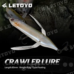 Wobbler LETOYO Topwater Flotante – Tipo Lápiz para Lubina