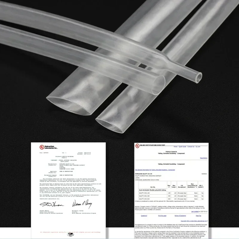Tubo termorretráctil de 1/3/8 metros, 2:1, diámetro transparente de 0,6mm ~ 150mm, reparación de cables, funda protectora de Cable DIY, tubo envolvente - imagen 5