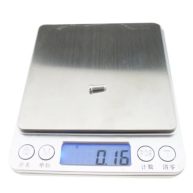 100/200 Uds tapa de extremo de Cable de freno de bicicleta puntas de Cable plateado de aleación de aluminio bicicleta de montaña - imagen 4