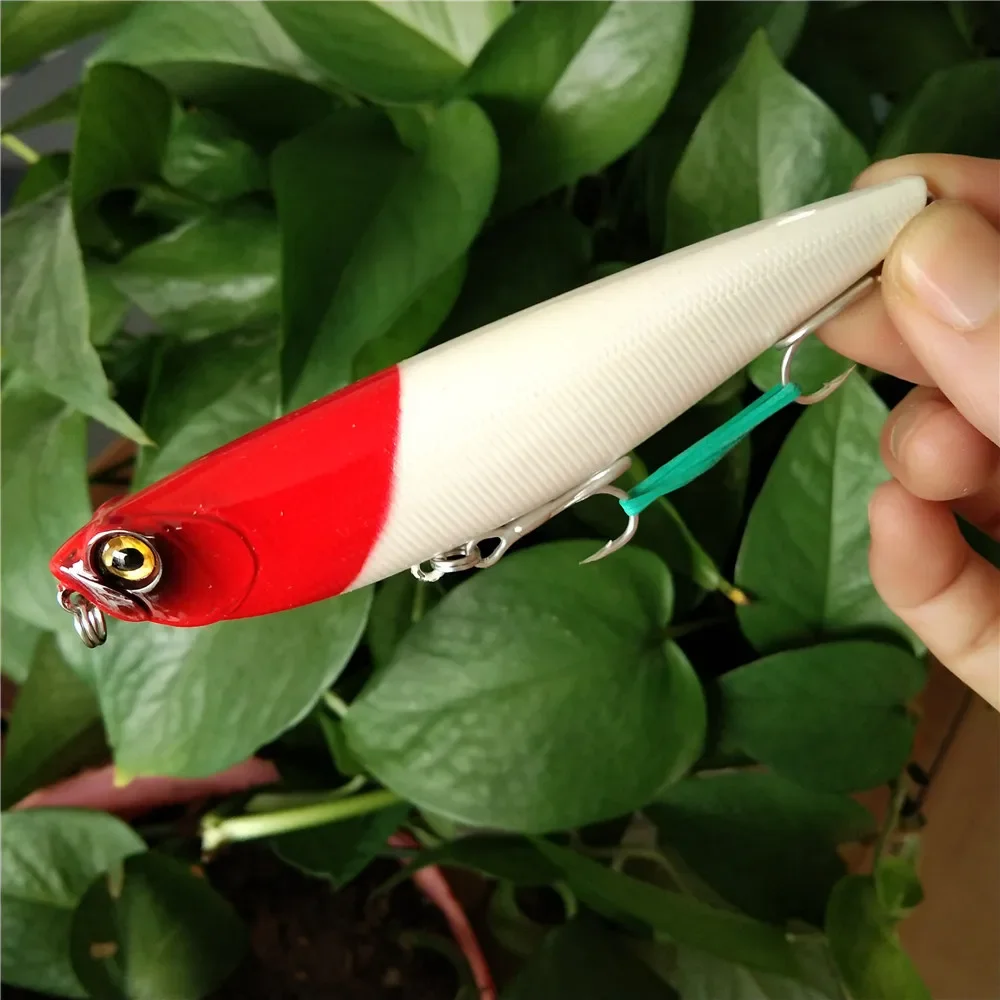 Señuelo de pesca duro para perros, 10cm, 13g, lápiz profesional, agua superior, paseo, trucha, Swimbait duro pequeño, Wobblers, 1 ud. - imagen 4