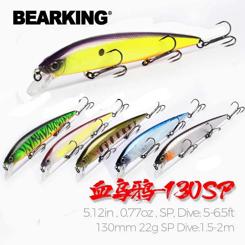 Bearking Top Minnow 13cm 22g – Señuelo suspensión wobbler