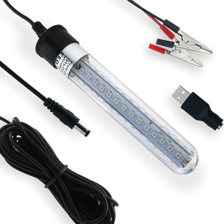 Señuelo de pesca bajo el agua, luz LED de 500 lúmenes, 6,5 W, 12V - imagen 5