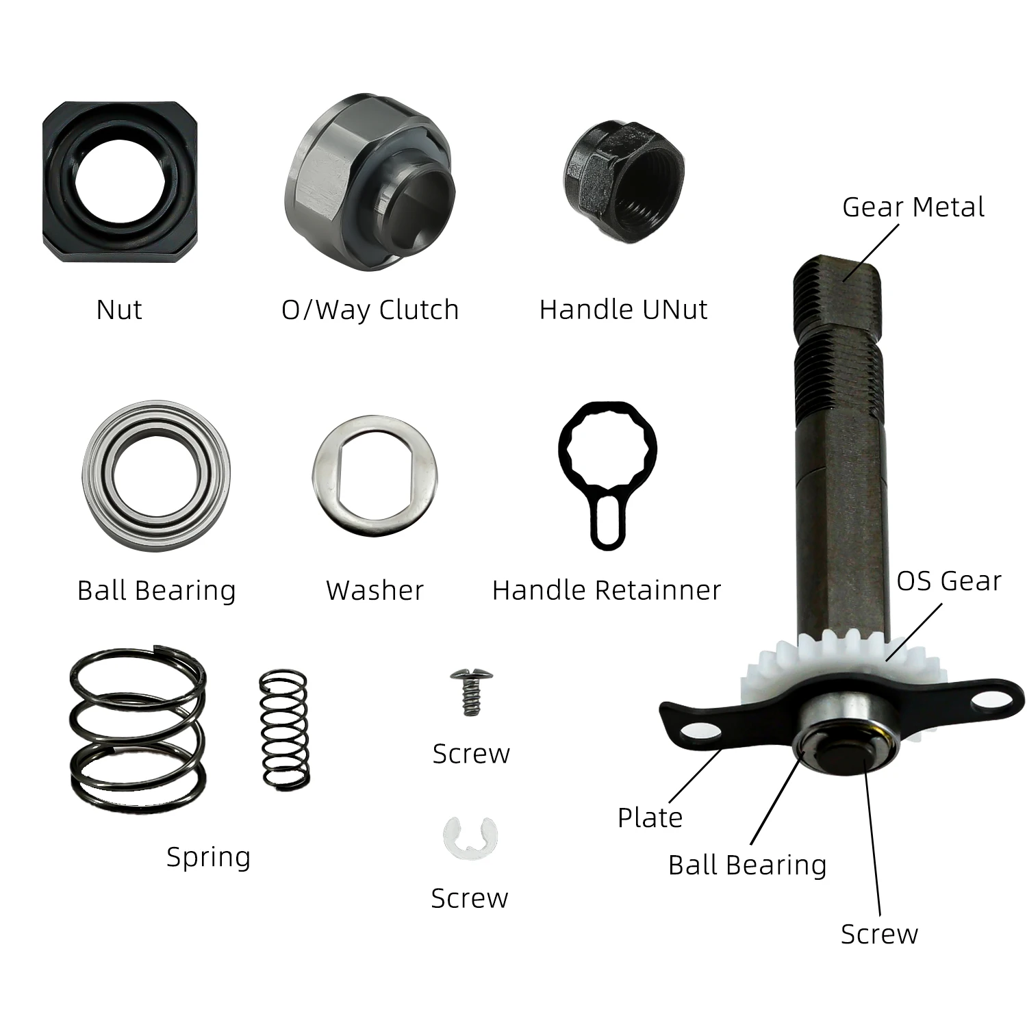 Carrete de baitcasting SEASIR, piezas originales solo para cast x cast x2 mansory - imagen 4