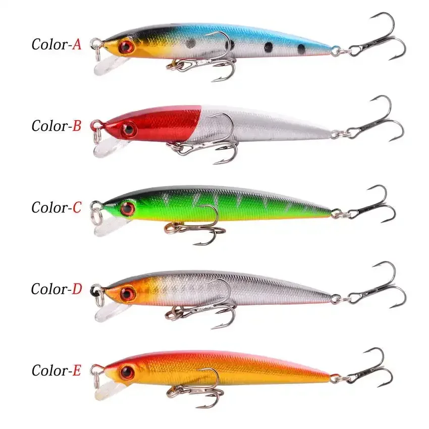 Señuelos de Pesca de pececillos, 1 piezas, 9cm, 6g, Wobbler, cebos duros Crankbaits ABS Swimbait, señuelo Artificial para Lucio, aparejos de pesca - imagen 4