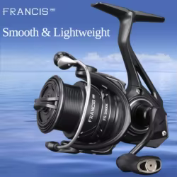 Carrete de pesca giratorio TSURINOYA FRANCIS FS PRO 800S 1000 C2000S 2500S 3000M 4000M 158g carrete poco profundo versátil lubina de fundición larga