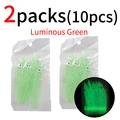 10pcs green lumo