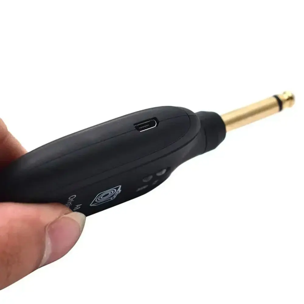 1 Juego de transmisor y receptor de guitarra UHF, 20Hz-20kHz, receptor de guitarra inalámbrico USB, adaptador de guitarra inalámbrico recargable portátil - imagen 3