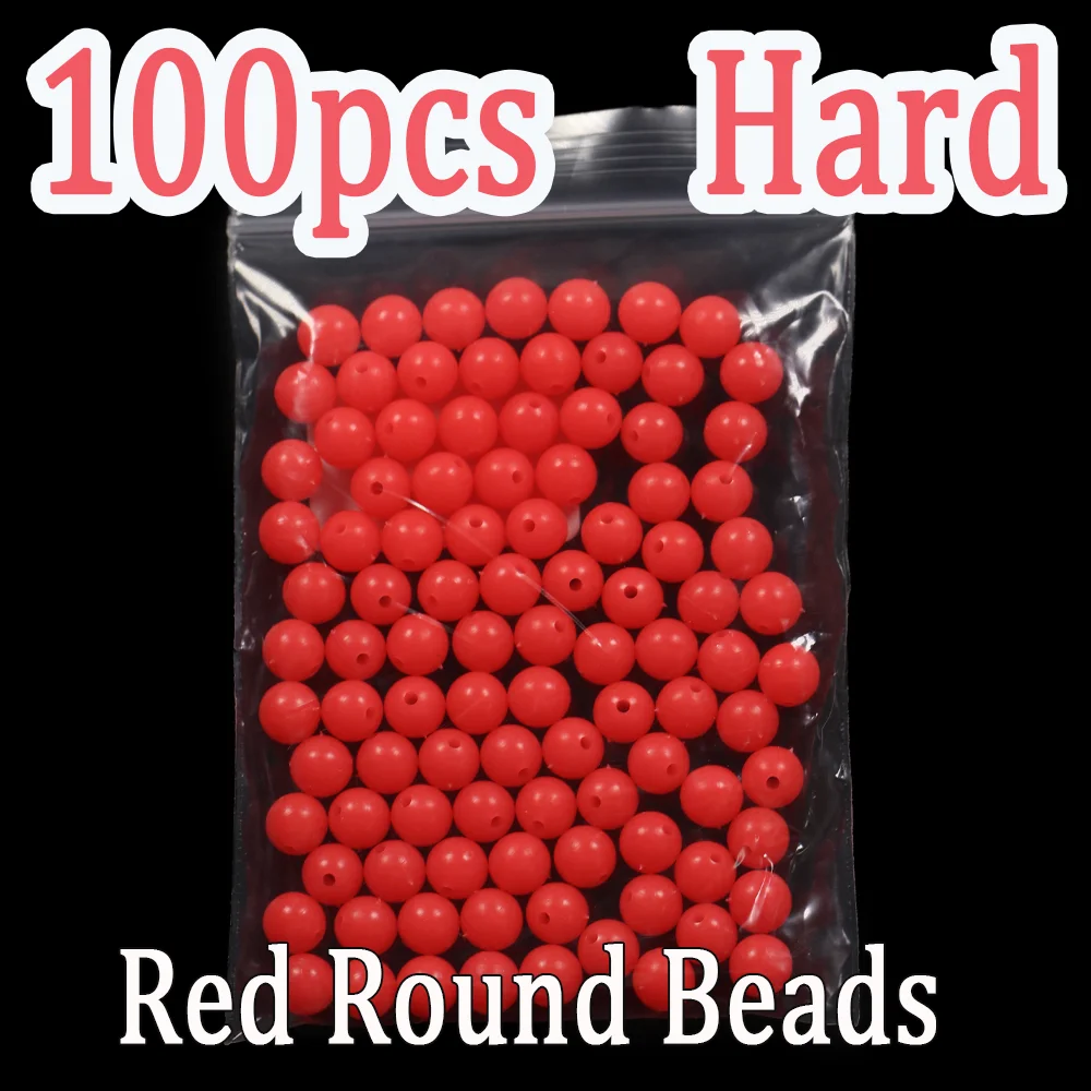 100pcs Hard Red