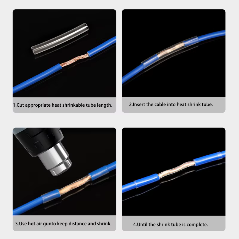 Tubo termorretráctil transparente para pesca – Protege nudos y acabados - imagen 3