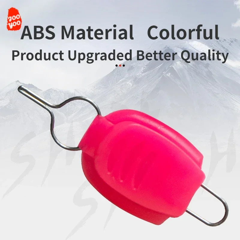 Tapón de línea de piezas ABS, anillos de agarre convenientes, carrete de tambor, carretes en forma de lágrima, accesorios de alambre de bloqueo, accesorios de pesca, 10 Uds. - imagen 2