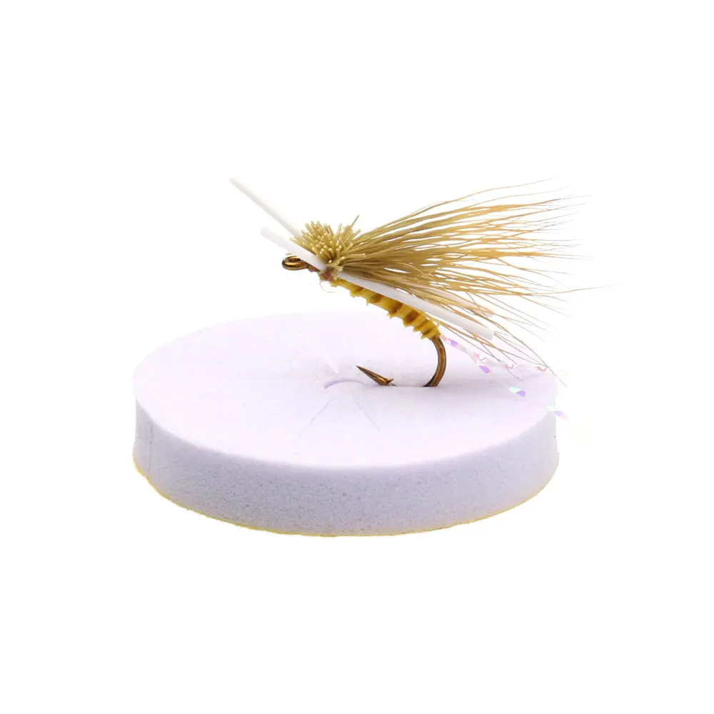 Bimoo-anzuelo de mosca flotante con púas, Señuelos de Pesca, percha de trucha, Señuelos de Pesca de Bluegill, 6 piezas, n. ° 12, N. ° 14 - imagen 5