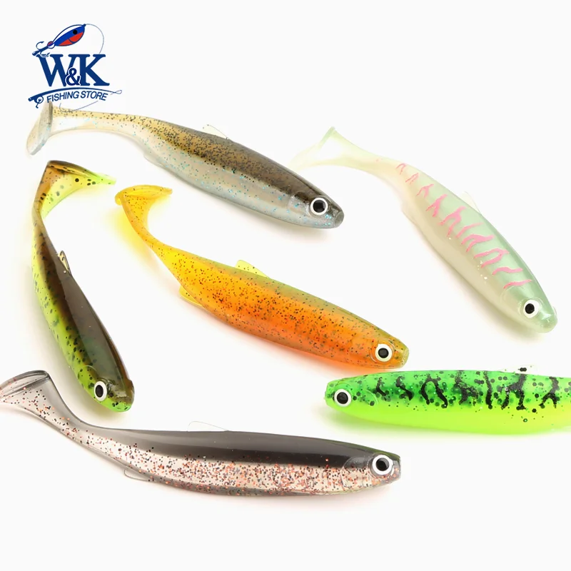 WK Hoduller Shad Vinilo UV – Señuelo oscilante para black bass - imagen 2