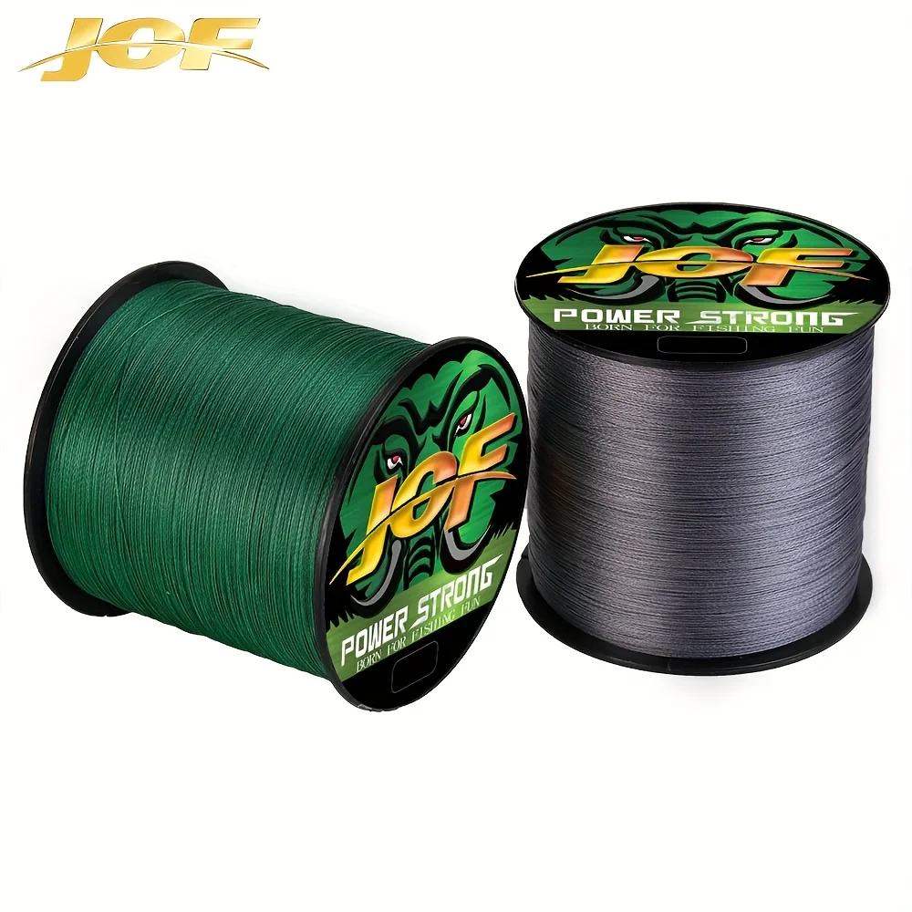 JOF-sedal de pesca trenzado japonés, 4 hebras, multifilamento, 1000M, accesorios de pesca de carpa, línea de Pe de 10-20LB, 4 cables trenzados ﻿ - imagen 5