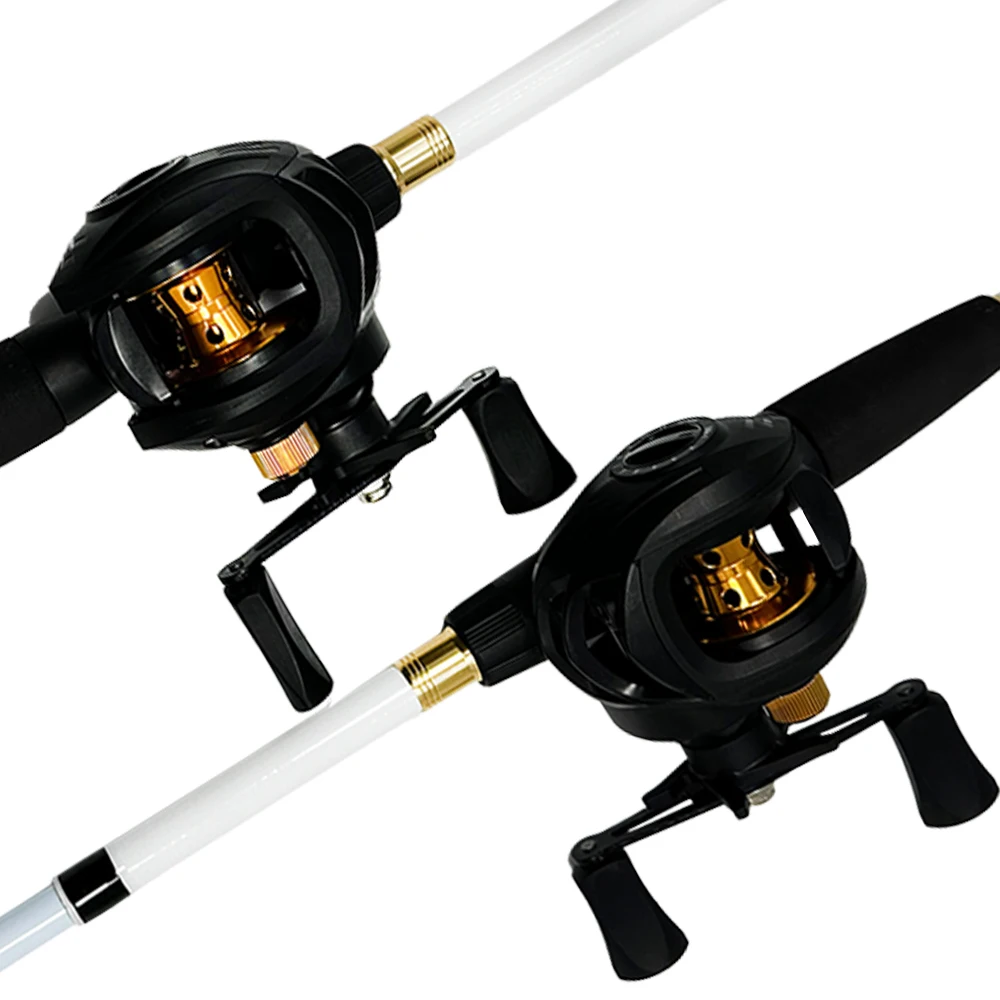 Carrete de Pesca Jigging Baitcasting CNC Line Cup 19 + 1BB, relación de velocidad de arrastre máxima de 8kg, 7,2: 1, Pesca de lubina en agua dulce y salada - imagen 3