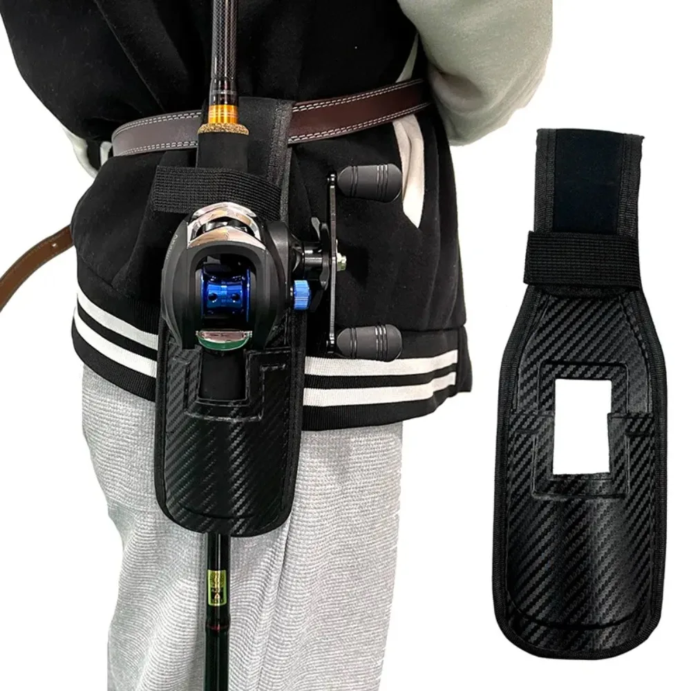 Bolsa de almacenamiento de cintura para accesorios, soporte para caña de pescar, herramientas portátiles para aparejos de pesca, soporte para caña de pescar - imagen 4